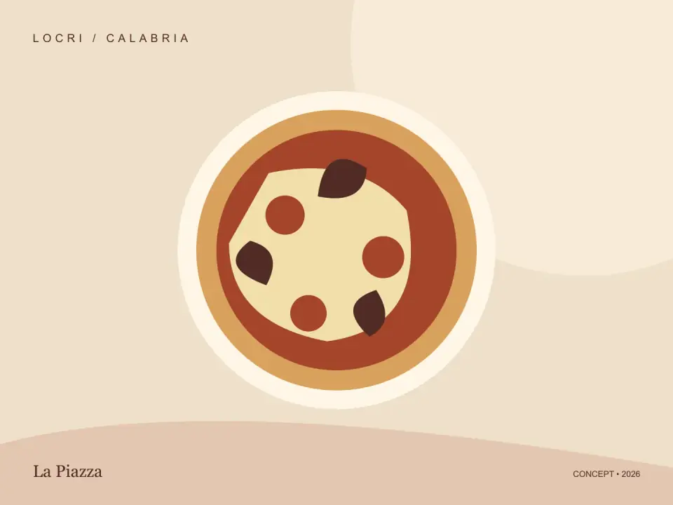 Illustrazione originale per la demo di La Piazza